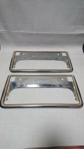  Toyota genuine number frame / number plate ( front and back set )