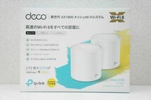 TP-LINK AX1800 Deco X20 メッシュWi-Fi 6システム 高速通信 メッシュWi-Fi Wi-Fi無線LANルーター 2個パック A426_画像1