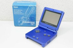 Nintendo ニンテンドー GAMEBOY ADVANCE SP AGS-001 ゲームボーイアドバンス SP 元箱/説明書/ACアダプター付き A431