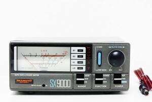 第一電波工業　SX-9000　高性能オート　SWR＆パワー計　1.8～1300MHz　2センサー内蔵