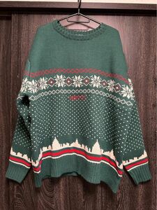 LFYT エルエフワイティー CITY SCAPE SWEATER セーター LA220402 GREEN グリーン