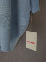 VIALE MAINO トップス サマーセーター 襟付 新品 水色 新品_画像2