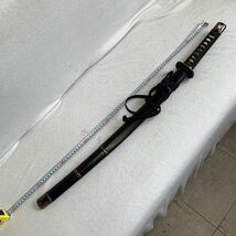 模造刀 軍刀拵造り　長脇差　刀身約56cm 全長約84cm 鞘長さ62cm 武具 美品_画像10