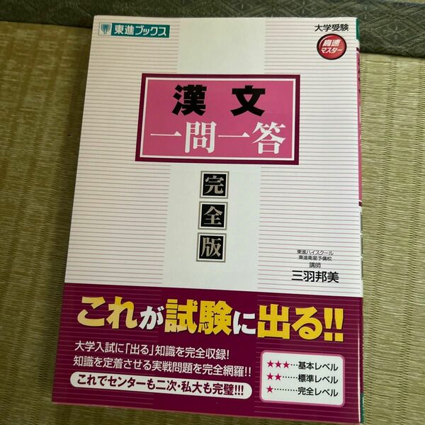 漢文一問一答　完全版 （東進ブックス　大学受験高速マスターシリーズ） 三羽邦美／著