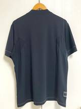【美品】MARK&LONA マークアンドロナ モックネック Tシャツ 半袖 ゴルフ メンズ 黒 50 XL_画像4