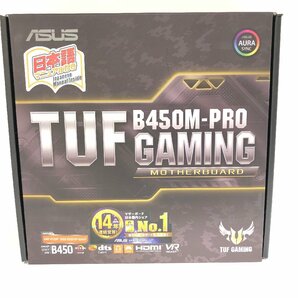 送料無料 新品未使用品 ASUS エイスース マザーボード TUF B450M-PRO GAMING ゲーム パソコンの画像1