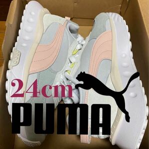 Puma 24cm Wild Rider Rollin’ スニーカーレディース