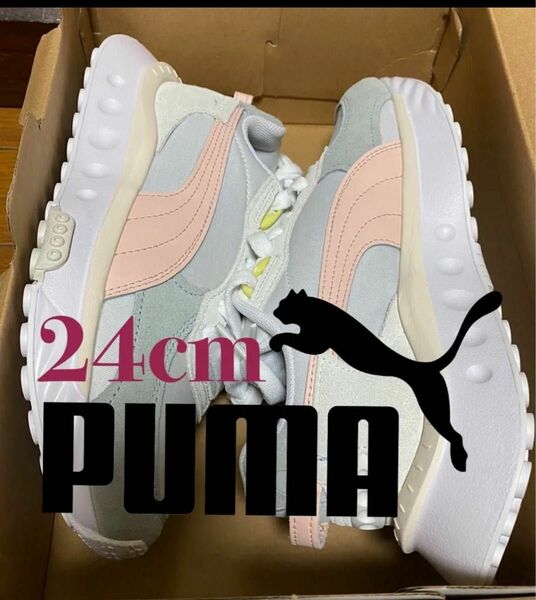 Puma 24cm Wild Rider Rollin’ スニーカーレディース