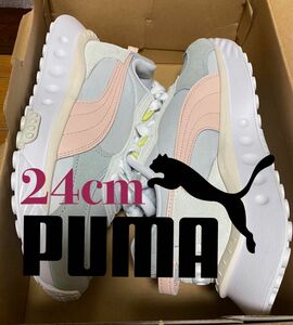 Puma 24cm Wild Rider Rollin’ スニーカーレディース