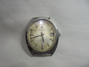  used operation goods WALTHAM Waltham Century Century Date silver face men's self-winding watch 