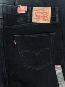 超希少 デッドストック 先染め 黒 00's Levi's 505 ブラック デニム 黒 W38 L32 90's 80's 70's 60's 50's 40's 517 646 550 501