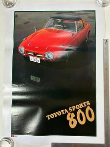 40 激レア トヨタ スポーツ 800 ポスター TOYOTA コレクション スポーツカー F1 昭和レトロ セブン ヨタハチ 