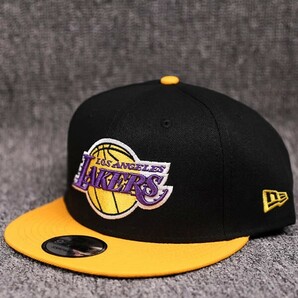 NBA LOS ANGELES LAKERS ロサンゼルス レイカーズ NEWERA 野球帽子 ニューエラ キャップ6293の画像1