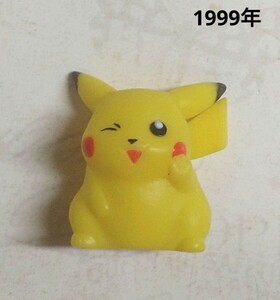 1999年 BANDAI ポケモンキッズ ピカチュウ ウインク 付属品なし ポケットモンスター ソフビ