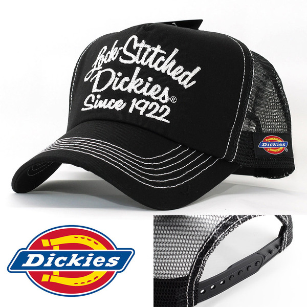 メッシュキャップ 帽子 メンズ DICKIES ディッキーズ American Casual Cap No.02 ブラック 14812800-80 USA アメリカンブランド