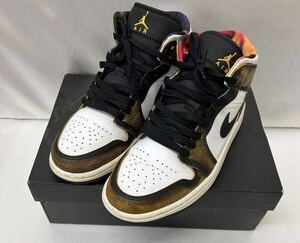 20240418【NIKE 】ナイキ ハイカットスニーカー Air Jordan 1 Mid Wear Away エアジョーダン1 ミッド ウェアアウェイ　25.5 DQ8417-071