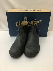 20240413【BLUNDSTONE】ブランドストーン LUG BOOT ラグブーツ サイドゴアブーツ ブラック UK4 レザー BS587056