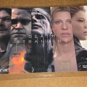 送料無料 DEATH STRANDING 店舗特典 限定 ポストカード デスストランディング 小島秀夫 ノーマンリーダス マッツミケルセン