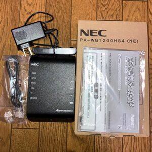 ジャンク品、Aterm WG1200HS4、動作確認なし、保証なし