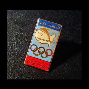 ■コカコーラ CocaCola　ピンバッジ　73　/1932年 レークプラシッド五輪　/オリンピック