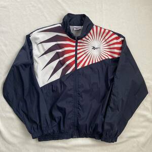 90s Reebok リーボック ナイロンジャケット M レア 日章旗デザイン