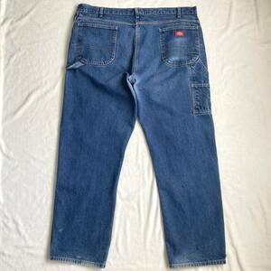 Dickies ディッキーズ ワイド デニムペインターパンツ W42 メキシコ製