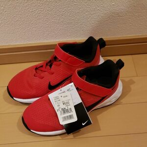 新品【NIKE】 21.0cm 赤　キッズ　子供　マジックテープ