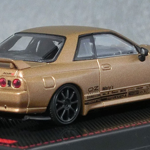 1/64スケール TOP SECRET 日産スカイラインGT-R [R32]（マットゴールド） *イグニッションモデル製 *品番2391   *04の画像3