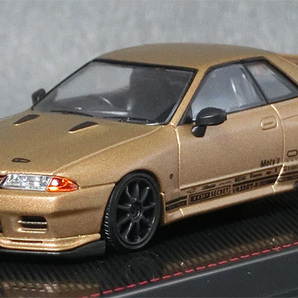 1/64スケール TOP SECRET 日産スカイラインGT-R [R32]（マットゴールド） *イグニッションモデル製 *品番2391   *04の画像2