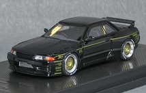 1/64スケール　日産スカイラインGT-R [R32] PANDEM（ブラック）　*INNO models製　*品番IN64-R32P-BL　　*04_画像2