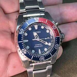 SEIKO ダイバーズ 海外 キネテック 美品良品の画像10