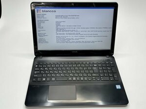 F16,蔵出しジャンク品★VAIO VKS15C11N　 メモリ4GB　HDD500GB　Core i3 6100-2.7GHz　ノートパソコン　