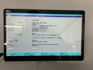 N10,蔵出しジャンク品★Fujitsu　ARROWS　Tab　Q736/SB　メモリ4GB　SSD128GB　Core i5 7300-2.6GHz　タブレット