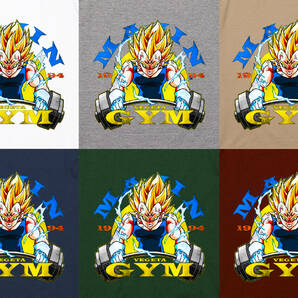 【Tシャツ】 『MAJIN VEGETA GYM』 魔人ベジータ ゴールドジム ドラゴンボール S／M／L／XLの画像3