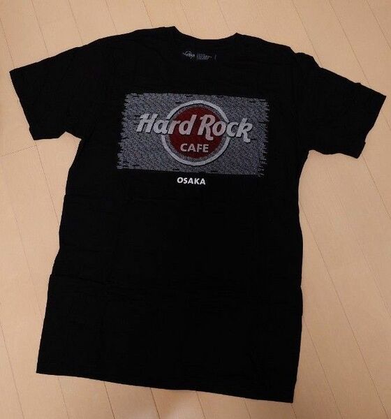 （未使用）ハードロックカフェ OSAKA 半袖Tシャツ ブラック Mサイズ　　