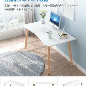 デスク パソコンデスク 勉強机 木製 机 幅80cm×奥行50cm PCデスク 在宅勤務 リモートワーク用 おしゃれテーブル シンプル 化粧台 D10Aの画像5