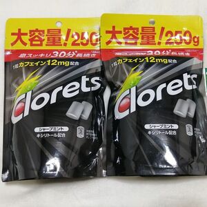 【大容量！250g ２袋セット】クロレッツ XP シャープ ミント スタンドパウチ