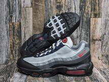 最後 28.5cm/US10.5 NIKE AIR MAX 95 検 DM0011-007 エアマックス95 ブラック/トラックレッド/グレー 黒/赤/灰_画像3