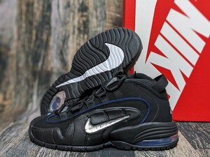 最後 27.0cm/US9 NIKE AIR MAX PENNY DN2487-002 検 ナイキ エアマックス ペニー ハーダウェイ ブラック/シルバー/ロイヤルブルー/黒