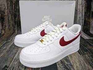 最後 26.5cm/US8.5 NIKE AIR FORCE 1 LOW “Gold Deubre” 検 CZ0326-100 エアフォース 1 ゴールドデュブレ ホワイト/チームレッド 白/赤