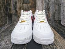 最後 26.5cm/US8.5 NIKE AIR FORCE 1 LOW “Gold Deubre” 検 CZ0326-100 エアフォース 1 ゴールドデュブレ ホワイト/チームレッド 白/赤_画像9