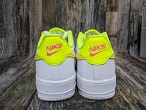 残少 25.0cm/7Y NIKE AIR FORCE 1 LV8 GS 検 DX1680-100 ナイキ エアフォース1 ホワイト/ボルト/ピンク グロー/白/黄_画像7