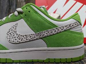 残少 27.0cm/US9 NIKE DUNK LOW AS “SAFARI SWOOSH” 検 DR0156-300 ダンク ロー サファリスウッシュ クロロフィル グリーン/グレー