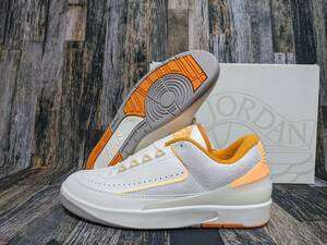 残少 27.0cm/US9 NIKE AIR JORDAN 2 RETRO LOW 検 DD9956-118 エアジョーダン2 レトロ ロー スウェード セイル/メロンティント