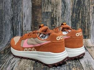 最後 25.0cm/US7 NIKE ACG LOWCATE 検 DM8019-201 エイシージー ローケイト ローケート ヘンプ/ダークラセット/ブラウン/ピンク/レンガ色