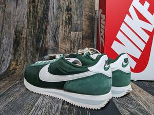 残少 28.5cm/US10.5 NIKE CORTEZ WMNS/29.0cm 検 DZ2795-300 ナイキ コルテッツ ファー/セイル モスグリーン/カーキ/ホワイト 深緑/白