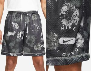 Оставшиеся 3xl Nike Basketball Basketball Короткие профилические шорты Basspan Black/Botanical/Floral/Camouflage/Black 4l