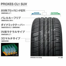 2024年製 TOYO PROXES CL1 SUV 【225/65R17 102H】 タイヤ1本_画像2