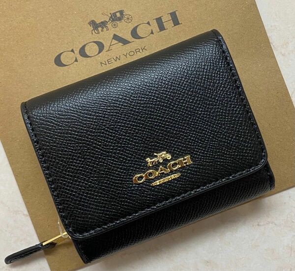 [新品未使用]COACH三つ折り三つ折り財布　ミニ財布