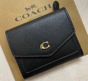 [新品未使用]COACHウィンスモール財布　ミニ財布　三つ折り財布 コーチ コンパクト